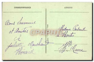 Palais du Luxembourg — Paris — L'ABERLE, n°98 — Verso