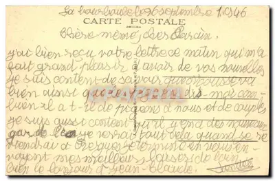 La Bourboule — El Lago del Parque Fenestre — G. D'O. - 825 — Reverso