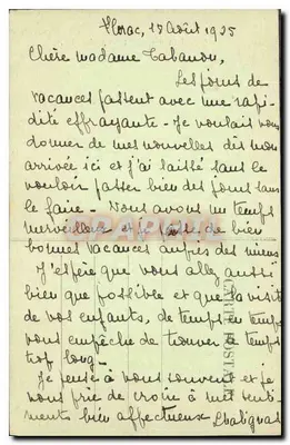 Florac — A Fonte do Pécher — Ed. Regamey, n°4 — Verso