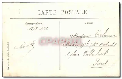 Castelo de Rambouillet — Os Parterres — Lagrange, editor-fotografia, Rambouillet — Verso