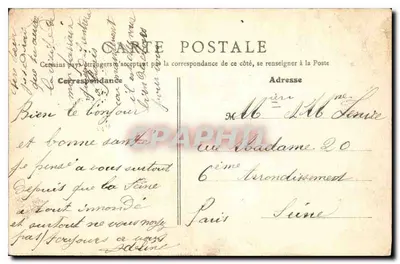 Rennes - Hospital Militar — Espinasse, Rennes — Verso