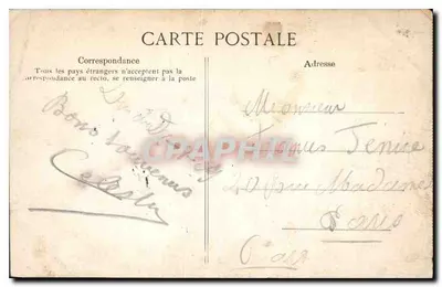 Saint-Malo — O Castelo — Vista Geral — Editor E.D. n°1506 — Verso