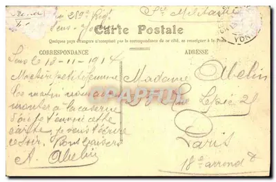 Sens — Las orillas del Yonne — editor anónimo, n° 49 — Reverso
