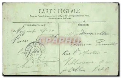 Nogent-sur-Marne — Vue vers Nogent prise de l'Île de Beauté — LL. Éditeur LL. N° 18 — Verso