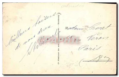 Houlgate — Czarne Skaliste Wzgórza przy Saut du Chien — Międzynarodowa Wystawa Kolonialna w Dakin 1931 — Rewers