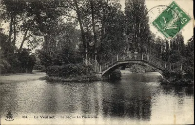 Le Vésinet — The Lake — The Bridge — ASNIÈRES — n° 024