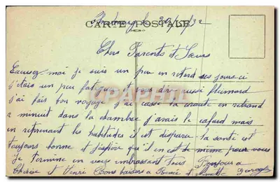 Cherbourg — O Canal de Retenção e a Montanha do Roule — A. Berquemin-Roupsard, editor, em Cherbourg. — Verso