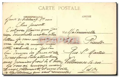 Commercy - Casa de Infantaria — Huault fils, Commercy — Verso