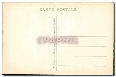 St-Jean-de-Garguier — Hof van het Klooster — A. Tudy, fotograaf, Marseille — Achterkant