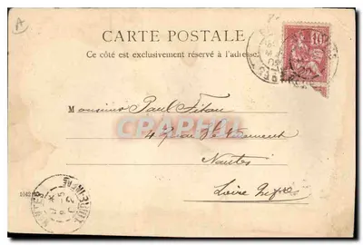 L'Ascenseur et Notre-Dame de la Garde — Marseille — éditeur CAD — Achterkant