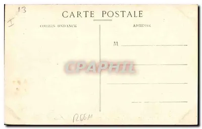 Marsella — Vista de la Corniche y la Virgen de la Guardia — Edición especial del Santuario, n.º XXIX — Reverso