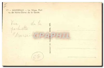 Marsella - El Viejo Puerto visto desde Notre-Dame de la Garde — Edug — Reverso