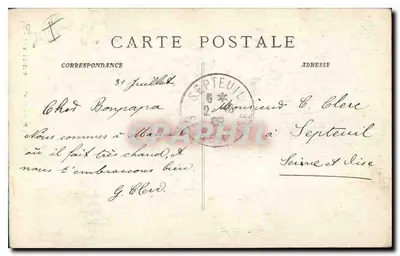 Marselha - N.-D. da Guarda — P. Ruît, editor, Marselha — Verso