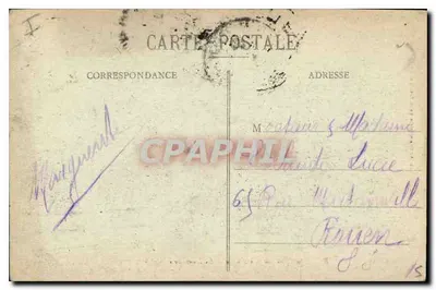 Marseille - Het groetje van de vliegers aan Notre-Dame de la Garde — Speciale uitgave van de Basiliek, n° XXXXIV — Achterkant