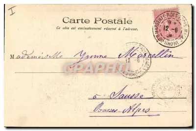 Marseille — Basiliek van Onze Lieve Vrouw van de Wachtpost — Edit. B. F. n° 102 — Achterkant