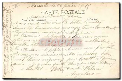 Marseille — Algemene uitzicht, genomen vanaf N.D. de Garde — 44 b — Achterkant