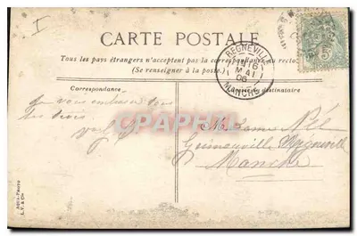 Marselha — N.D. de la Garde — L.V.C. n°1 — Verso