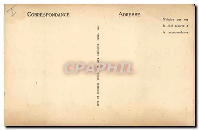 Marselha — A Igreja de São Vicente de Paulo e o Monumento dos Mortos — Editor L.L. n°182 — Verso