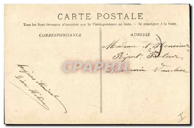 Marselha - As Reformadas & o Monumento dos Mobiles — edição da Samaritaine, n°6 — Verso