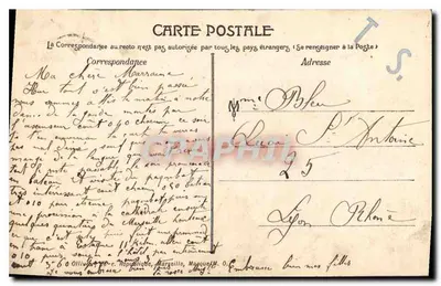 Marselha — Chemin de la Corniche — Editor desconhecido, n° 17 — Verso