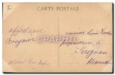 Marseille — Igreja dos Reformados e Monumento dos Mobiles — E.L. — Verso