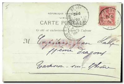 Marseille — Die Reformierte Kirche — Foto. Lacour Marseille — Rückseite