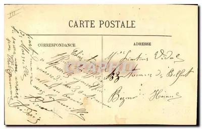 Marsiglia — La chiesa dei Riformati e la statua della Libertà — LL — Verso