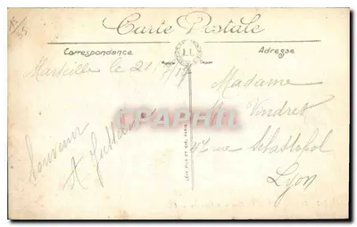 Marseille — Kąt Corniche — LL. n°167 — Rewers