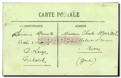 Marsylija — Le Prophète — LL — Wydawca LL, nr 296 — Rewers