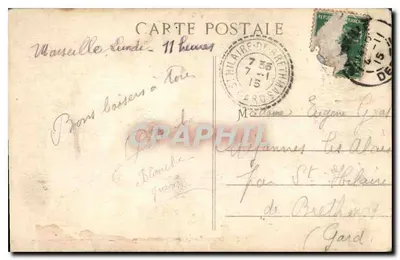 Marsylia — La Corniche (Le Prophète) — PB. — Rewers