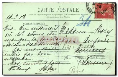 Marseille — La Corniche. Widok z restauracji La Réserve — L.L. n°126 — Rewers