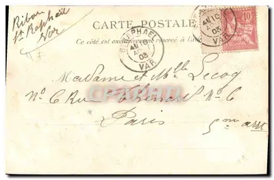 Marseille — Basiliek Notre-Dame-de-la-Garde — L.P. 9 — Achterkant