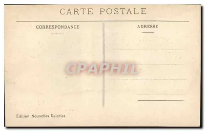 Marseille — Promenade de la Corniche (Anse du Prophète) — Wydawnictwo Nouvelles Galeries — Rewers