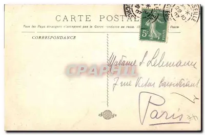 MARSEILLE - Bursa — Stara pocztówka n°19 — wydawca nie widoczny — Rewers