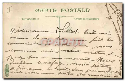 Marseille — A ascensão de Nossa Senhora da Guarda — editor não identificado, n° 2531 — Verso