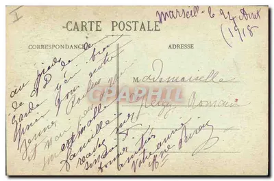 N.-D. de la Garde (Marselha) — Lembrete — Edição especial da Basílica, n° XXXXII — Verso