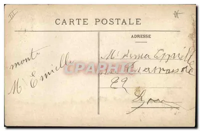 Marselha — Saída da Cabine do Elevador de N.-D. da Guarda — IMP. MOULLOT - MARSEILLE — Verso