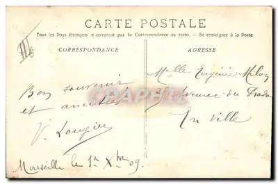 Marseille - Os Docks — edição da Samaritaine, n°9 — Verso