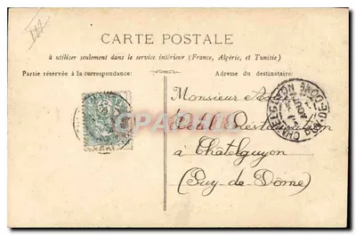 Marseille - De Docks — uitzicht op de kade en het tramnet — G.M. 89 — Achterkant