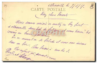 Marsiglia - Il vecchio Porto — vista del porto con barche e molo — editore non identificato, n° di serie 10 — Verso