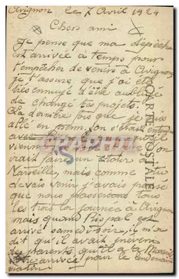 Marseille - Farnet van Sint-Maria - C.M. — Achterkant