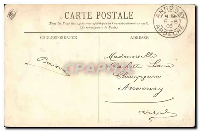 Marsiglia — Un angolo del Porto Vecchio — LL. — n°61 — Verso