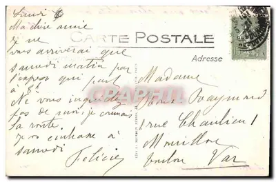 Marsiglia - Il Vecchio Porto - Vista Panoramica - I.L. - Selecta — Verso
