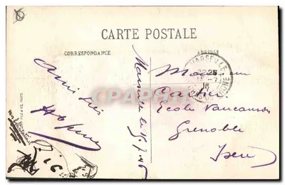 Marsiglia — Rue de la République — Selecta — Verso