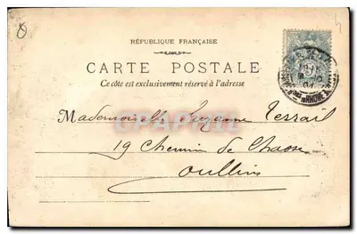 Marselha - A Rue de la République — Fototipia E. Lacour, 19, rue Thubaneau — n°1 — Verso