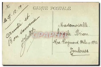 Marseille - Rue de la République — Cinéma Téographique et Société Générale de Banque — Onbekende uitgever, n° 25 — Achterkant