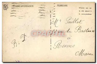 Marselha — A Rue de la République — Editor: C. Lalle — N° 48 — Verso