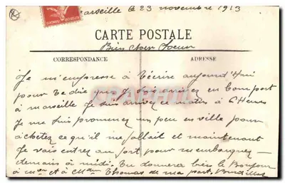 Marseille — Rue de la République — LL. n°48 — Rewers