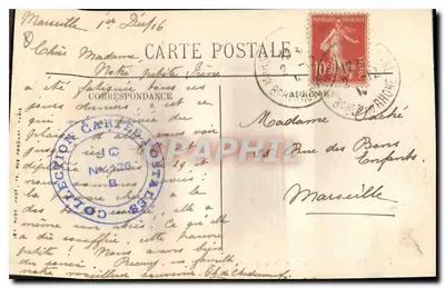Marseille — Rue de la République — Rewers
