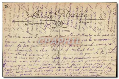 Marsiglia — La rue de la République — editore LL, n°48 — Verso